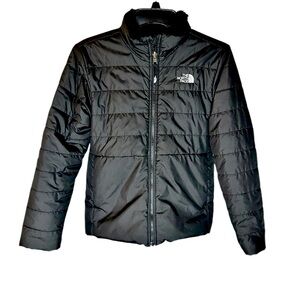 The North Face Mossbud Swirl Reversible water repellent Jacket girl size Large